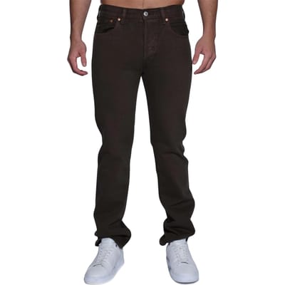 Levis Heren Motion-jeans met 5 zakken en rechte pijpen (Zwart)