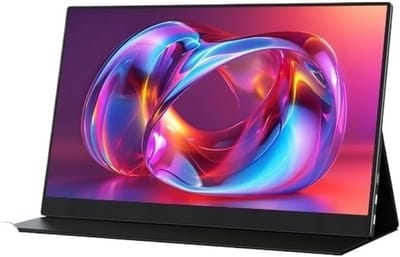Draagbare Laptop Monitor - Extern Scherm - Productiviteit Verhogen - Full HD HDR10 - 156 Inch - Zwart