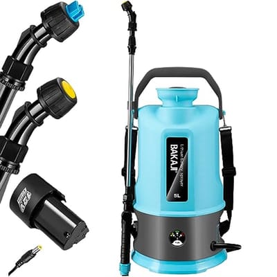 Draadloze Tuinsproeier met Accu en Accessoires - Ideaal voor Plantenverzorging en Bestrijdingsmiddelen (5L)