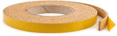Zelfklevende Kurkstrip / 15mm Kurktape / Kurkband (5m) - Breedte: 15mm - Dikte: 3 mm - Lengte: 5 Meter