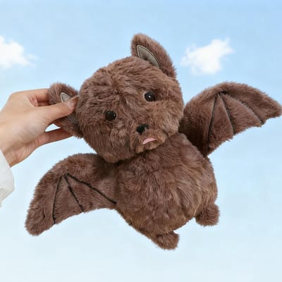 27 cm Hoge Kwaliteit Vleermuis Pluche Speelgoed Film Gevuld Vleermuis Dieren Cartoon Zacht Model Voor Jongens Meisjes Kerstmis Halloween Vakantie Cadeaus 27cm