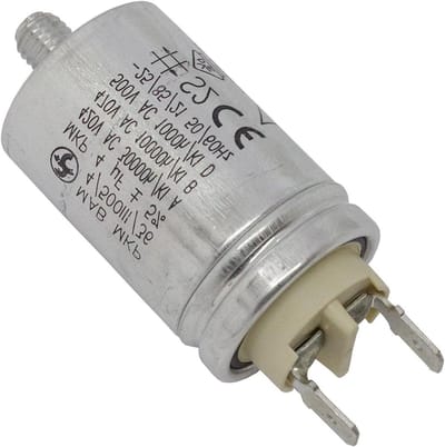 Startcondensator Motor - Motorcondensator Elektromotor - Motoren Starten - Met Metalen Behuizing - 4µF 470V - Niet Van Toepassing