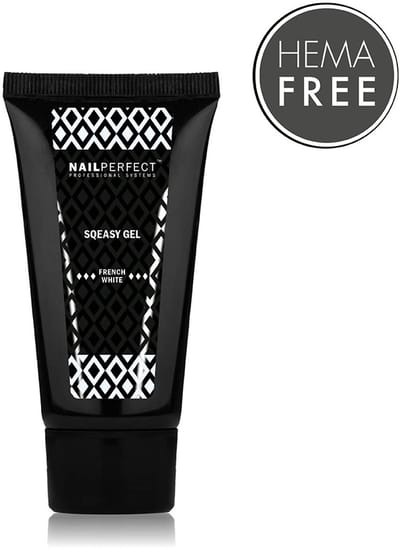 NailPerfect Sqeasy Gel French White - 60gr