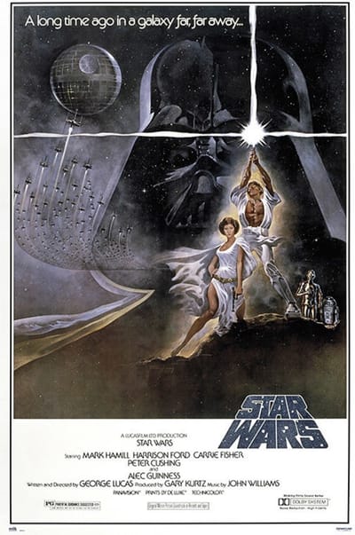 Poster Star Wars - Classic La Guerra de las Galaxias Cartel 61x91,5cm