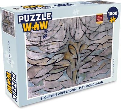 Puzzel Bloeiende appelboom - Piet Mondriaan - Legpuzzel - Puzzel 1000 stukjes volwassenen