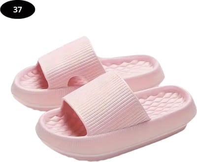 Livano Badslippers Dames - Comfortabel - Flip Flops - Sauna - Zomer - Roze - Maat 37