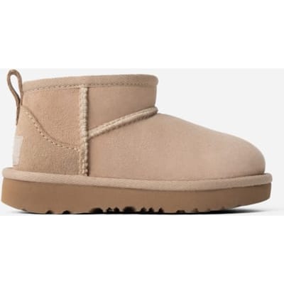 UGG® Classic Ultra Mini voor kinderen  in Beige, Maat 22, Dubbelzijdig