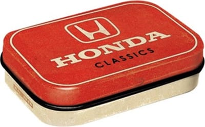 Pepermunt Blik Honda - Classic Car Logo mint box 4 x 6 cm