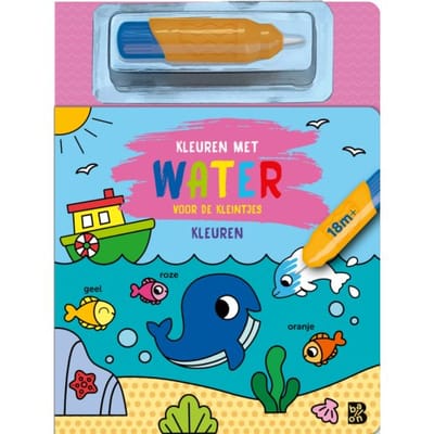 Kleuren met water voor de kleintjes - Kleuren Kleurboeken