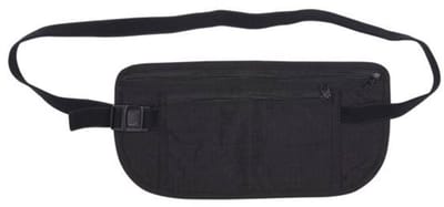 Benson Compacte heuptas - zwart - verstelbare riem - polyester - 29×13,5 cm