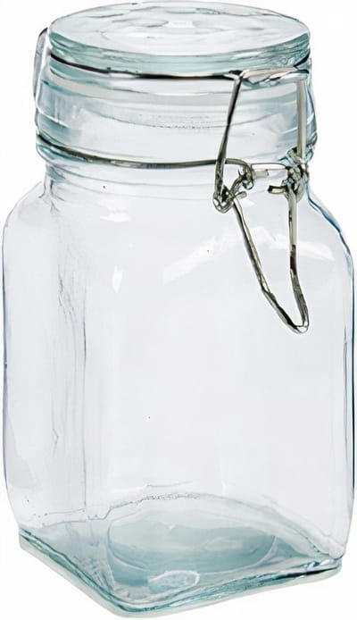 Vivalto Weckpottten 250 Ml Glas/staal Transparant 3 Stuks