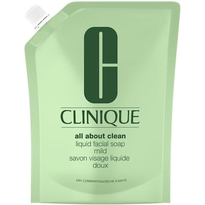 Clinique Navulling Zachte Vloeibare Gezichtszeep Voor Droge Tot Gemengde Huid Clinique - All About Clean Navulling Zachte Vloeibare Gezichtszeep – Voor Droge Tot Gemengde Huid