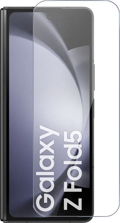 Hoesje geschikt voor Samsung Galaxy Z Fold 5 + Screenprotector – Gehard Glas Cover + Shock Proof Case – Transparant
