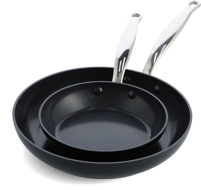 GreenPan Barcelona Infinity Pro Koekenpannenset  - 20 + 28 cm - Keramisch - Inductie
