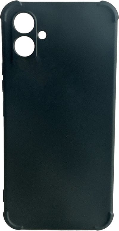 Shockproof Flexibele achterkant Silicone hoesje zwart Geschikt voor: Samsung Galaxy A05