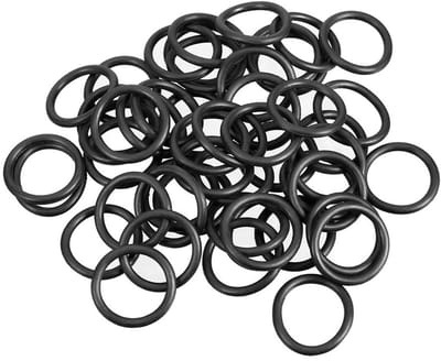 Dailygoods - TOP-VIGOR 50St Nitrilrubber O-Ringen, 33mm Binnendiameter 37mm Buitendiameter 2mm Breedte Metrische Afdichtingsring, Rubberen Ringen O-Ringen Afstandhouders for Kraan Loodgieterswerk Auto Reparatie