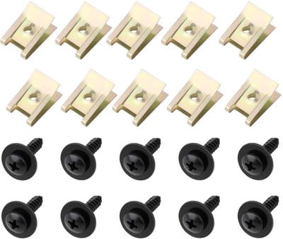 Dailygoods - 20 Stuks Bevestigingsmiddelen voor Auto Wielboog