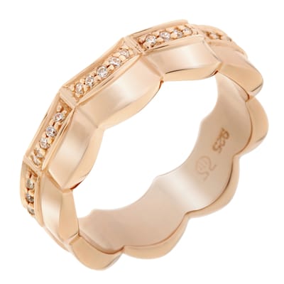 Orphelia Dames 925 Sterling Zilveren Ring - Roze ZR-7127/RG