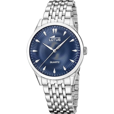 Lotus Casual 19056/4 Acero Clasico Horloge