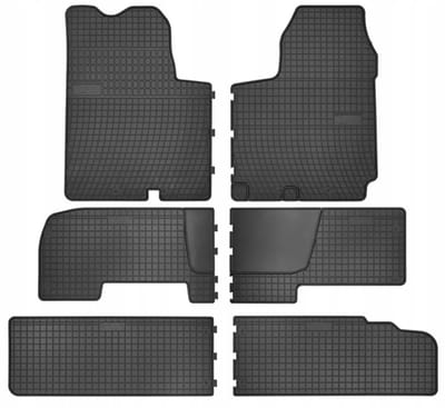 FROGUM Original - Automatten - Voor OPEL Vivaro A & NISSAN Primastar 2001-2014 - 6-delig - Maatwerk - Geurloos