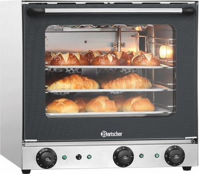 Heteluchtoven AT120 met grill en vochtinjectie - voor 4x 438x315 mm