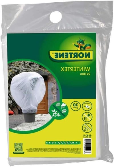 Wintertex windscherm - Beschermvlies Overwinteringszeil - Planten beschermen - UV-bestendig materiaal - 2 x 10 meter - Wit