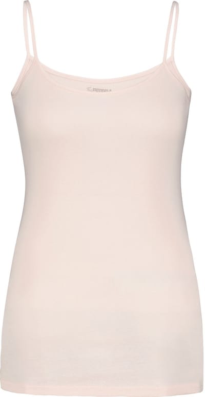 Toker Dames Hemd met spaghetti bandjes – Licht Roze - 100% katoen - Maat 36/38