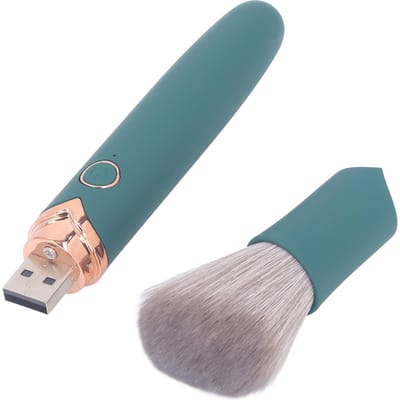 Elektrische Make-up Kwast 10 Niveaus Zacht Ergonomische Grip Blush Kwast voor Contouring Highlight