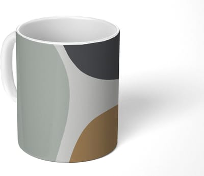 Mok - Koffiemok - Pastel - Minimalisme - Design - Mokken - 350 ML - Beker - Koffiemokken - Theemok