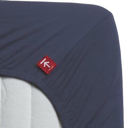 Beddinghouse - Jersey-stretch - Hoeslaken - 160x220 cm - Blauw - premium kwaliteit