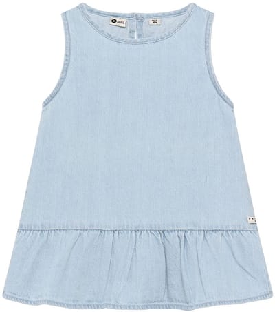 DAILY7 Light Weight Denim Singlet Tops & T-shirts Meisjes - Shirt - Lichtblauw - Maat 104