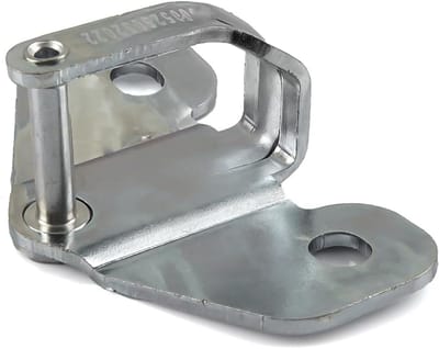 Achterdeurslot Sluitplaat - Deurvanger Klink - Voertuigbeveiliging - Specifieke Pasvorm - 10x10x5 cm - Zilver