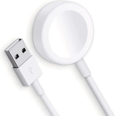 Oplaadkabel geschikt voor Apple Watch Draadloos 1 Meter Wit