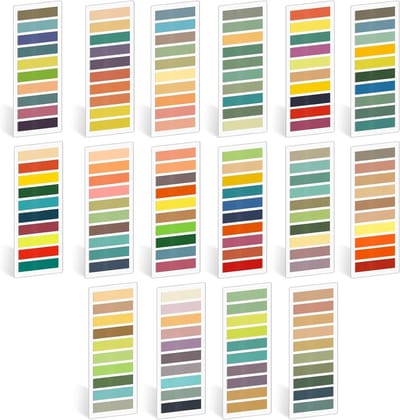Set van 3200 Zelfklevende Index Tabs en Notities, Transparante Pagina Markers, Plaknotities voor School en Kantoor
