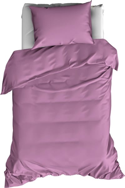 De Witte Lietaer Dekbedovertrek Katoen Satijn Olivia - Eenpersoons- 140 x 200/220 cm - Roze