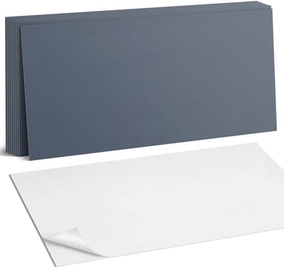 Coloray Plaktegels - Grijs Zelfklevende Wandtegels - 40 cm x 20 cm - Grijs Plaktegels - 10 stuks - Rechthoek PVC Tegels - Plaktegels Badkamer - Vloertegels Zelfklevend - Vinyltegels Vloer Zelfklevend - Portugese Tegels
