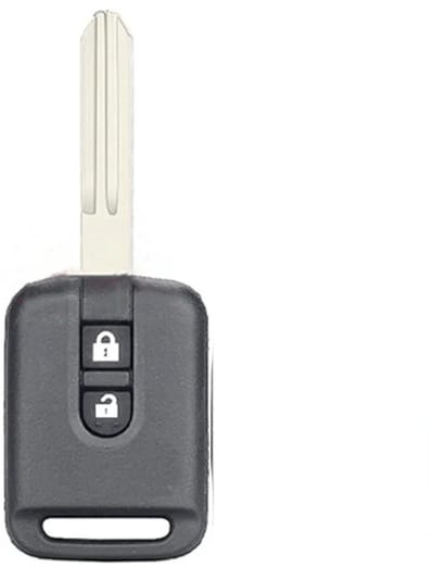 XEOD Autosleutelbehuizing - sleutelbehuizing auto - sleutel - Autosleutel / Geschikt voor: Nissan 2 knops