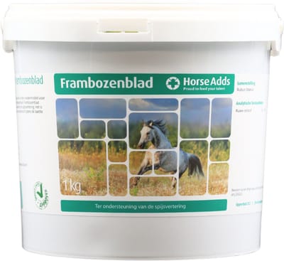 Frambozenblad 1 kg - Horse Adds Paardensupplementen