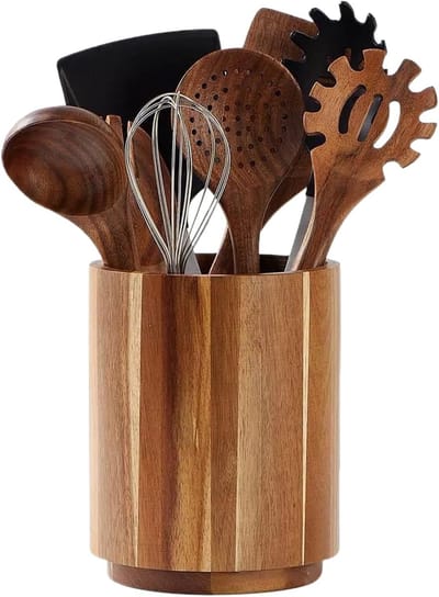 Bestekhouder - Keukengerei Organizer - Thuis en Buiten - Draaibaar Ontwerp - 18 Cm