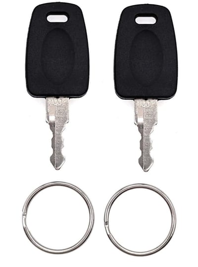Dailygoods- Hangslot Universele 007 Sleutel - TSA Cijferslot - Reserve Sleutel - Koffer Slot - Bagageslot - Handig voor Noodgevallen - Bagagesleutel