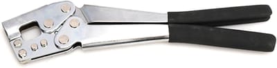 Krimptang - Bevestigingstool - Droge muur - Gelegeerd staal - 0-0.8mm - Zwart