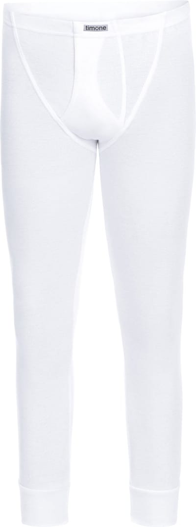 Timone Kinderen Thermobroek - Sport - Lang - Sporbroek - Katoen - TI-SS-PantsKids - Wit - 116