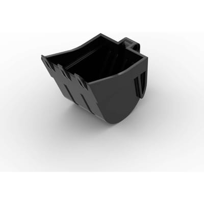 MOC 1 PIÈCE 24120 Godet d'Excavatrice 4X7 Kit de Briques de Construction 6145856 Avec Dents Briques Particules Axé sur l'Apprentissage DO-IT-