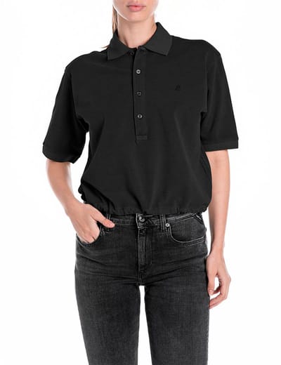 Replay W3396.000.23766g Poloshirt Zwart XS Vrouw