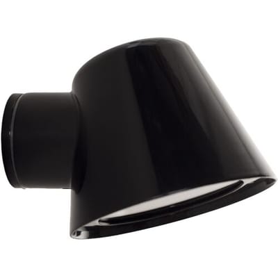 KS Verlichting - Wandlamp - Vita Cup - hoogglans zwart - landelijk - GU10 - muurlamp - aluminium - buitenverlichting