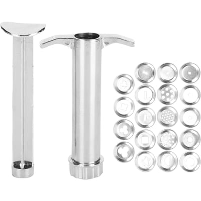 Klei Knijper Aluminiumlegering DIY Klei Modder Extruder Knijper Beeldhouwgereedschap met Puntige Vormpjes