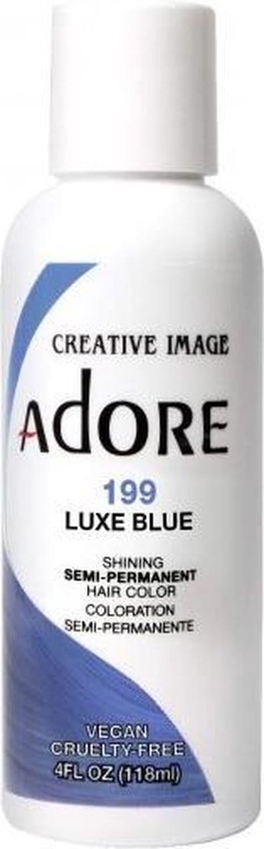 Adore Shining Semi Permanent Hair Color |Adore 199 Luxe Blue | Haaverf