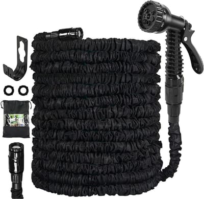 DailySupplies® Flexibele Tuinslang 30 meter - Uitrekbare Tuinsproeier - Meerdere Functies
