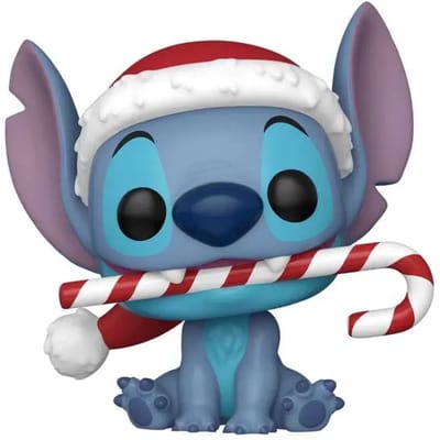 Vinyl figuur Funko Disney POP! Holiday Stitch w/CC