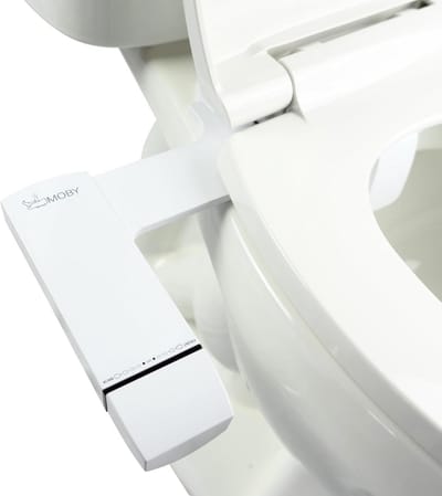 Bidet Toiletbril - Douche WC - Persoonlijke Hygiëne - Dubbele Zelfreinigende Nozzles - 40 cm - Wit